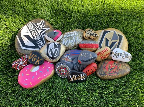Vegas painted rocks